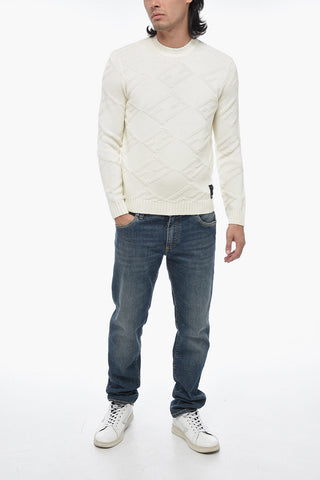 Maglia Jaquarde con Motivo Monogram FF