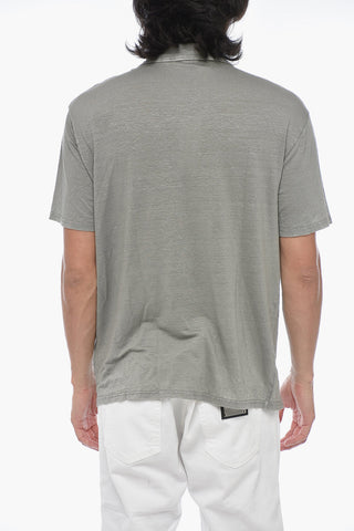 Linen Short Sleeved Polo