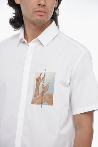Hidden Buttoning THE OTHER HAND Popeline Shirt