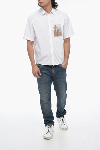 Hidden Buttoning THE OTHER HAND Popeline Shirt