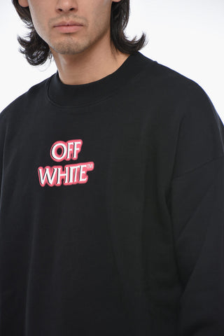 SEASONAL Brushed Cotton EMOTIONALLY AVAILABLE Crew-neck Sweatshirt