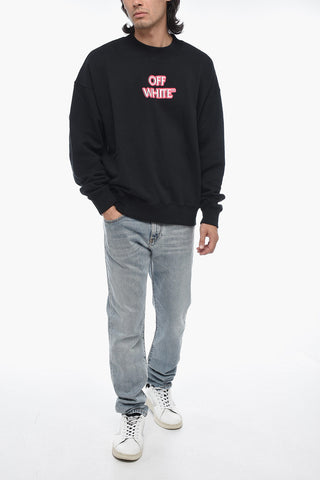SEASONAL Brushed Cotton EMOTIONALLY AVAILABLE Crew-neck Sweatshirt