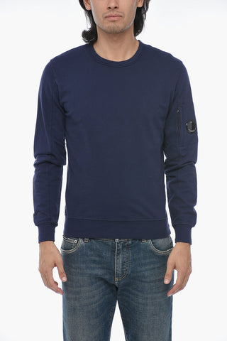 Brushed Cotton Crewneck Sweater