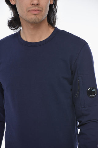 Brushed Cotton Crewneck Sweater