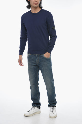 Brushed Cotton Crewneck Sweater