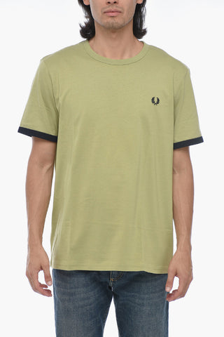 Embroidered Logo Cotton T-shirt