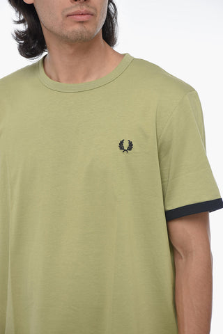 Embroidered Logo Cotton T-shirt
