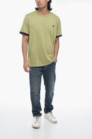 Embroidered Logo Cotton T-shirt