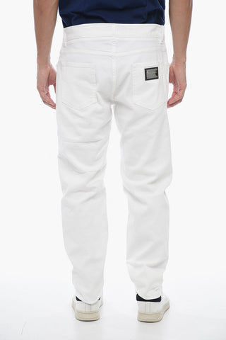 Jeans Regular Fit Effetto Distressed
