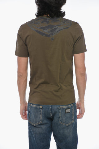 T-shirt A Maniche Corte Stampata