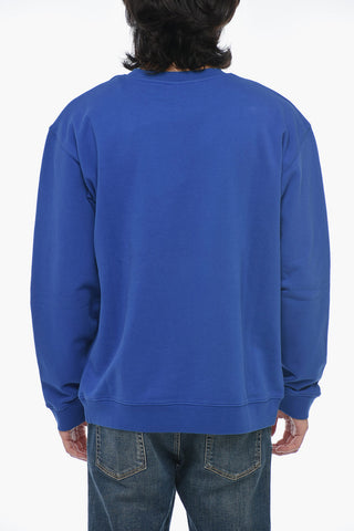 Brushed Cotton Crewneck Sweater