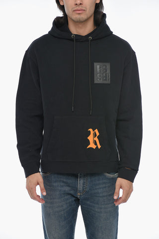 Logo Print Distressed Effect DESTROYED Hoodie