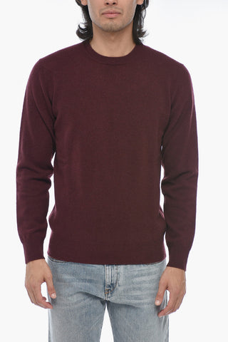 Maglia Girocollo LUNETTA in Lana Vergine con Patch a Contrasto
