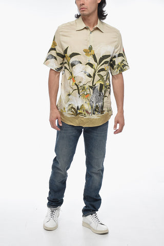 Jungle Print Shirt Sleeved Shirt