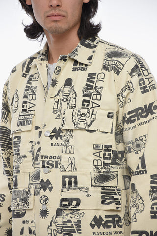Canvas CHORE Jacket with Stamp