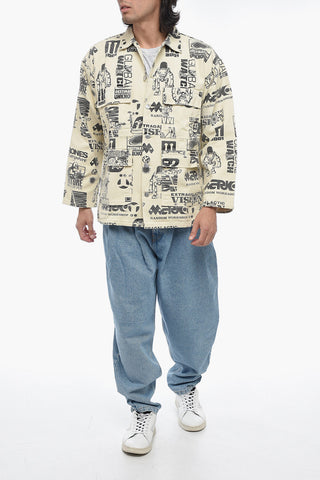 Canvas CHORE Jacket with Stamp