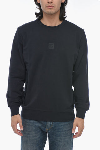 THE METROPOLIS SERIES Crew Neck Cotton Blend Sweatshirt