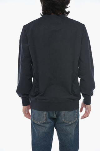 THE METROPOLIS SERIES Crew Neck Cotton Blend Sweatshirt