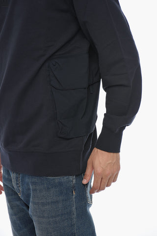 THE METROPOLIS SERIES Crew Neck Cotton Blend Sweatshirt