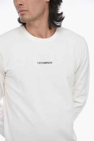Light Fleece T-shirt with Logo Print