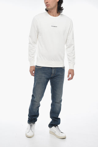 Light Fleece T-shirt with Logo Print