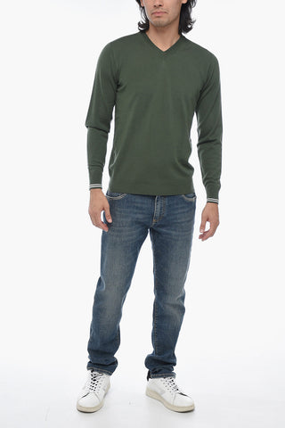 V-Neck Wool Pullover
