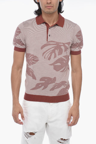 Striped Short Sleeved Polo