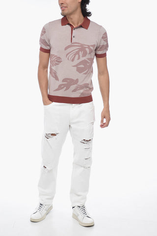 Striped Short Sleeved Polo
