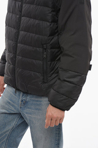 Quilted Padded Jacket with Hood