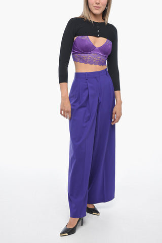 Cardigan Crop in Misto Viscosa con Bottoni