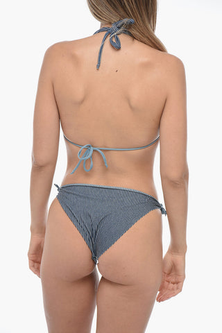 Striped Triangle Bikini