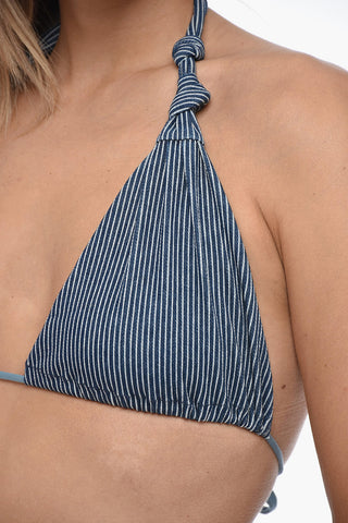Striped Triangle Bikini