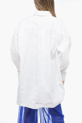 Camicia-Body Asimmetrica con Dettaglio Trapuntato