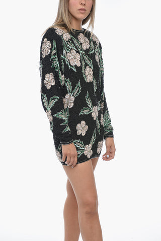Mini Dress MARIT with All-Over Embroidery and Beads