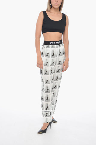 Crop Top in Cotone Stretch a Costine