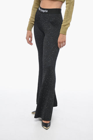 Pantaloni Bootcut SOIREE in Maglia con Paillettes