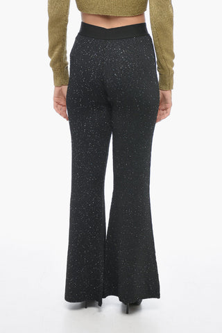 Pantaloni Bootcut SOIREE in Maglia con Paillettes