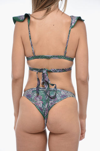 Bikini ANNEKE a Motivo Paisley con Ruffle
