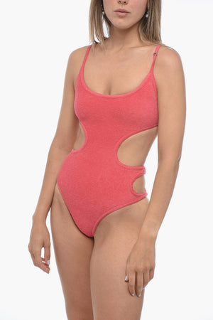 Costume Intero in Spugna con Fasce Incrociate sul Retro