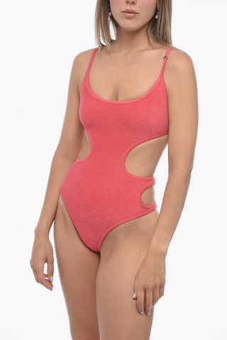 Costume Intero in Spugna con Fasce Incrociate sul Retro