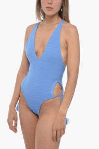 Crochet One-Piece Swimsuit LIN with Cut-Out Details