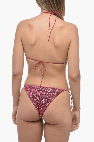 Bikini a Triangolo in Paillettes