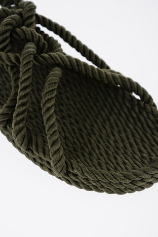 Rope Slingback Sandals