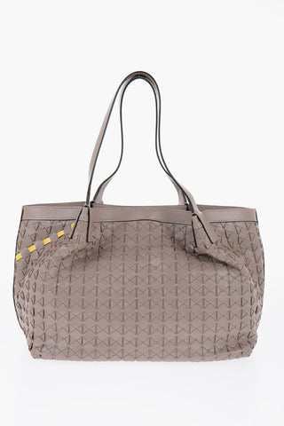 Borsa A Spalla In Pelle Intrecciata