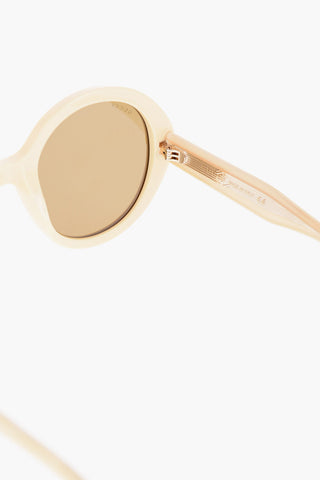 Round-Desing Sunglasses with Jewel Detailing