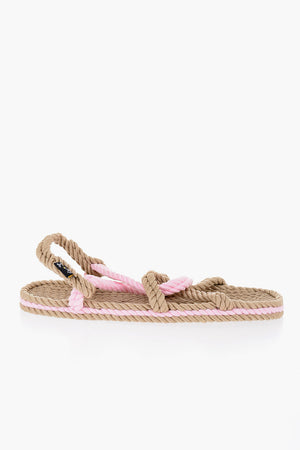 Sandali Slingback in Corda Bicolore