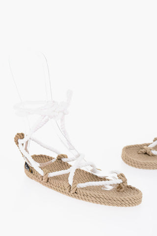 Rope Sandals ROMANO With Ankle Tie