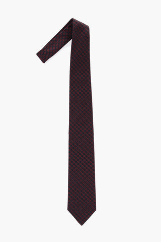 Polka-dot Monogrammed Tie