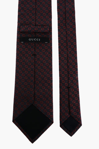 Polka-dot Monogrammed Tie