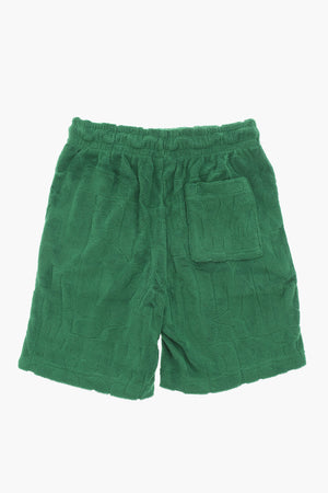 AIR JORDAN Einfarbige Shorts aus Baumwoll-Frottee mit 3 Taschen